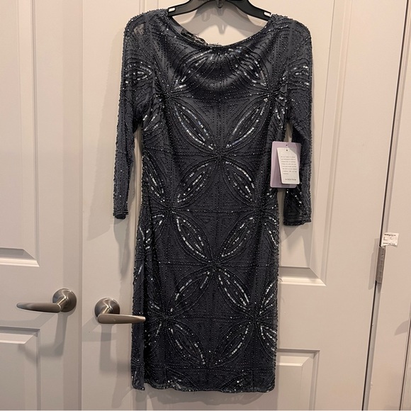 NWT Pisarro Nights Beaded Dress